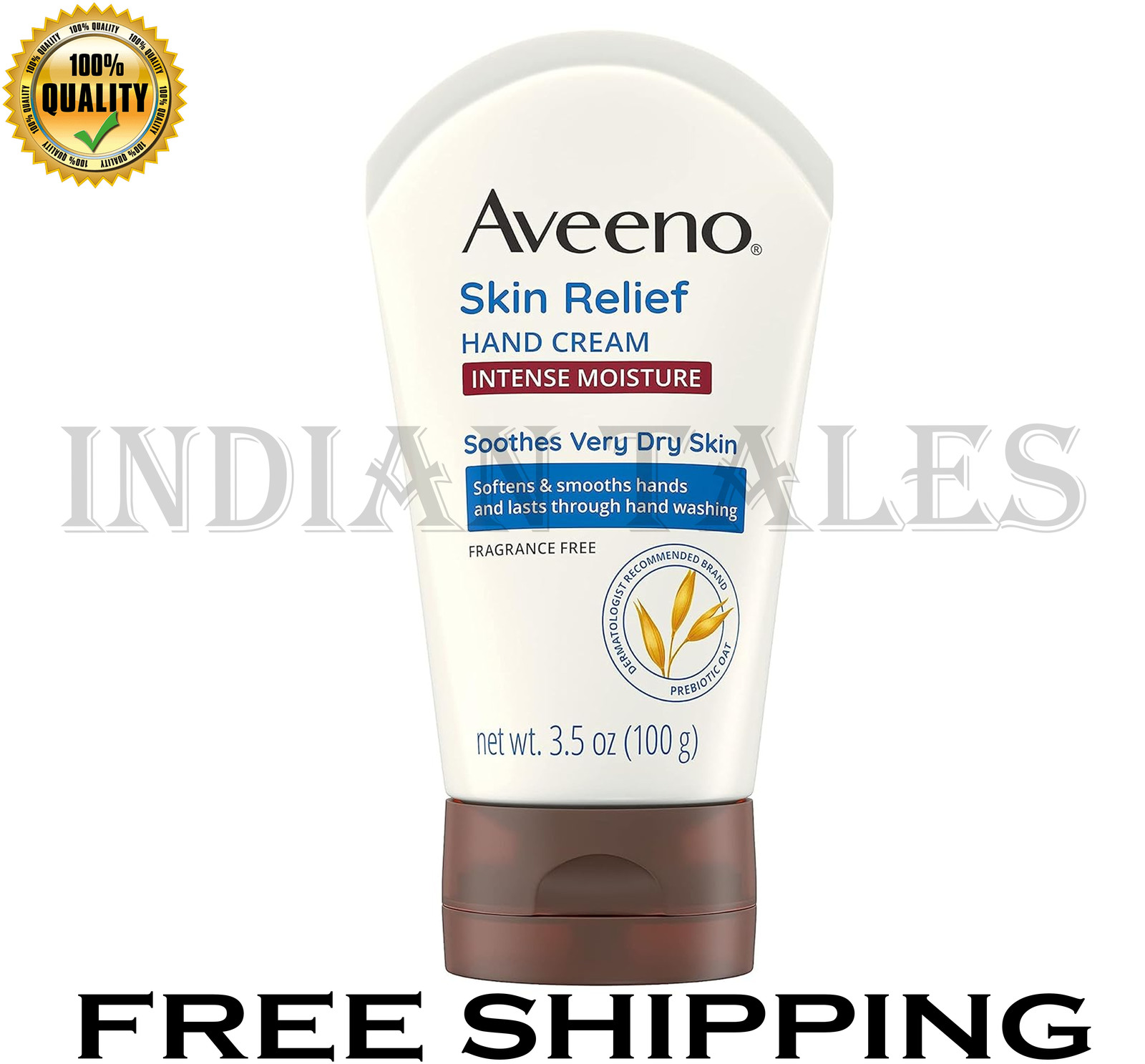  Aveeno Active Naturals Skin Relief Hand Cream, 3.5 Ounce ( 100g ) Free Shipping - $42.99