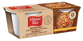6 X Minute Rice Brown Rice Wheat, Rye,Quinoa,Oats Cups 125g Each -Free S... - £29.68 GBP