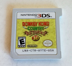 Donkey Kong Country Returns 3D Nintendo 3DS 2013 Video Game Cartridge Only - £18.45 GBP