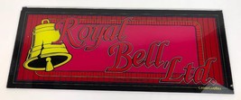Vintage ROYAL BELL Ltd. Casino Painted Glass Slot Machine Insert Vegas Man Cave - £31.96 GBP