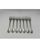 Set of 7 Noritake Stainless Steel SERENADE Salad Forks - $91.20 CAD