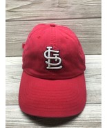 Saint Louis Cardinals Red Baseball Cap New Era Strapback Hook &amp; Loop Ver... - £11.62 GBP
