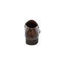 Stacy Adams Franz Moc Toe Tassel Slip On Shoes Croco Leather Cognac  25624-221 image 8