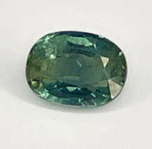 0.96ct Teal Green &amp; Blue Sapphire Oval with Report, OFFER WELCOME! - £332.27 GBP