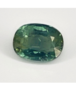 0.96ct Teal Green &amp; Blue Sapphire Oval with Report, OFFER WELCOME! - $429.80