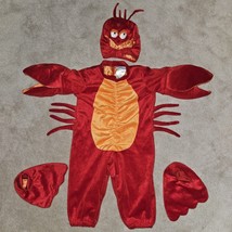 Incharacter Lil Lobster Red Halloween Costume Baby 12-18 Months Head Feet Crab - £15.61 GBP