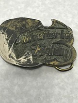 I’d Rather Be Fishing Great American Belt Buckle Co Rare Vintage KG CR17 - $19.79