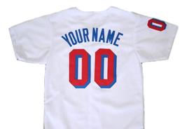 Custom Name and # Baseketball Beers Baseball Jersey Button Down White Any Size  image 5