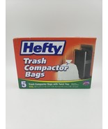 Hefty 18 Gallon Trash Compactor Bags 5 Backpack Liners Per Box - $451.36 MXN