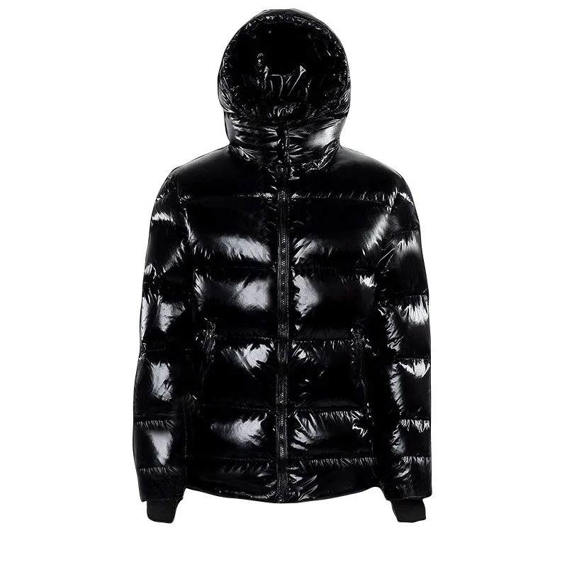 Plus size 5XL 6XL Causal Glossy Down Jackets Winter Women&#39;s Hooded Coat Parkas W - £156.79 GBP