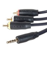 6 ft. Dynex Mini-to-RCA Stereo Audio/Video Cable - £8.06 GBP