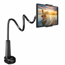 Gooseneck Tablet Holder Stand For Bed Adjustable Flexible Arm Tablets Mo... - £32.04 GBP