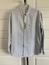 NWT XL Izod Vintage Look Soft Brushed Cotton L/S Button Collar Shirt - $19.79