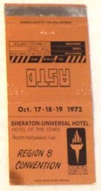 Matchbook Cover ASTD Convention Region 8 Sheraton Universal Hotel Hollywood - $0.98