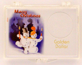 Golden Dollar Christmas - Snowmen 2X3 Snap Lock Coin Holder, 3 pack - £7.06 GBP