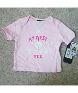 nwt ADIDAS My 1st Notre Dame Tee Licensed fighting Irish 6-9mo pink t-shirt - $12.86