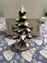 Lemax  Dickensvale  Porcelain Pine Tree (2) - £19.54 GBP