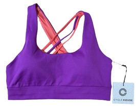 Champion C9 Purple Racerback Sports Bra Womens Size M Unpadded Pullover  Stretchy