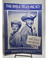 Vintage THE BIBLE TELLS ME SO 1955 Sheet Music Piano Vocal Guitar Ukulele - £27.94 GBP