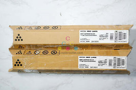 2 New OEM Ricoh Aficio MPC2551, C9125, LD625C Black Toner Cartridges 842494 - $59.40