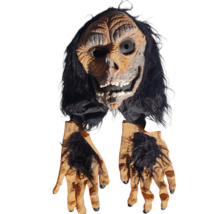 Vintage 80&#39;s Topstone Rubber Skin Halloween Mask with gloves Danbury CT ... - £33.37 GBP