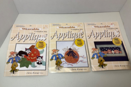 3 New Vintage Halloween Iron-On Innovations Appliqué Wearable Complete Kits 1988 - £9.53 GBP