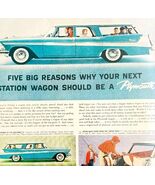 1958 Plymouth Station Wagon Car Advertisement Automobilia Life Magazine ... - $550.21 MXN