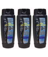 LOT 3 x Mens 3 in 1 Shampoo Conditioner &amp; Body Wash Aloe &amp; Shea Butter 1... - $544.63 MXN