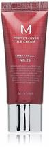 MISSHA M Perfect Cover Bb Cream with SPF 42 Pa+++, No.23 Natural Beige, ... - $35.20