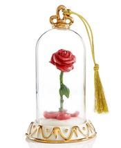 Lenox Disney Beauty And The Beast Rose Ornament Enchanted Romance Gift NEW  - £56.10 GBP