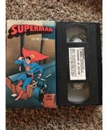 Superman In Action VHS Animated 1989 - Burbank Video - £7.41 GBP