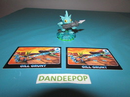 Skylanders Figure First Edition Gill Grunt V3112  w/cards  Activision video Game - £6.00 GBP