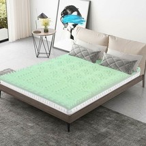 Queen size 3-inch Thick Green Ergonomic Breathable Air Foam Mattress Topper - $158.99