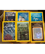 Lot of 6 Vintage National Geographic Magazine 1980s - $29.63