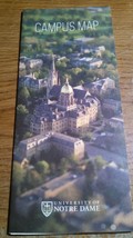 University of Notre Dame Campus Guide Map Stadium Indiana - £2.41 GBP