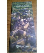University of Notre Dame Campus Guide Map Stadium Indiana - £2.35 GBP