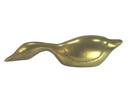 Vintage Brass Goose Swan Duck Small 30048 Solid - £23.73 GBP