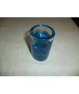 Blue Round Resin Candle Holder - $13.62 CAD