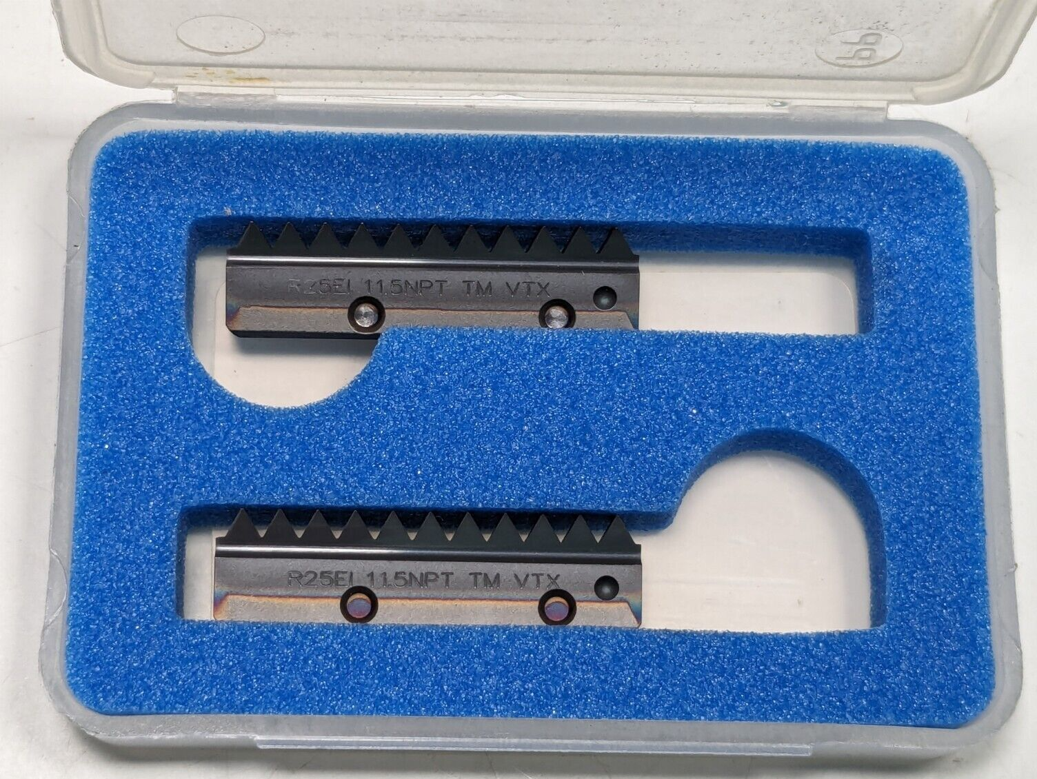 Lot of 2 NEW Vargus Vardex R25EI11.5NPT-TM VTX Carbide Thread Mill Inser... - $79.19