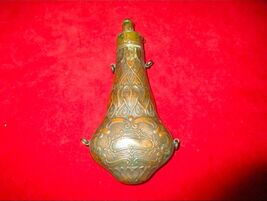 Antique G &amp; J.W. Hawksley Powder Flask – Pattern No. 224, Sheffield c. 1... - $293.02