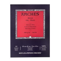 Arches Oil Painting Pad 9&quot;x12&quot;, 12 Count - $33.99