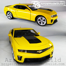 ArrowModelBuild Chevrolet Camaro &#39;15 (Yellow) Built &amp; Painted 1/24 Model... - $119.99