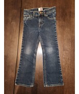 The Childrens Place Boot Cut Size 4T Girls Blue Jeans Denim Adjustable - £3.75 GBP