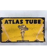 Vintage Atlas Tube Repair Kit Box Advertising 4.75-19 Akron Ohio - €109,61 EUR