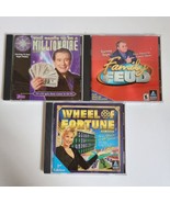 PC Game Lot - Wheel Of Fortune Family Feud Who Wants To Be A Millionaire - £7.45 GBP