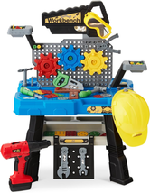 Kid&#39;s Workbench Pretend Play Child Construction Toy Tool Set 150 Accessories - £62.54 GBP
