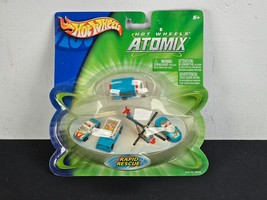 Hot Wheels Atomix Micro Vehicles 2003 Mattel “Rapid Rescue” Sealed - $12.82