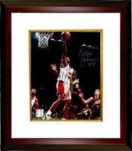 Eddie Johnson signed Houston Rockets 8x10 Photo Custom Framed- Tri-Star ... - $74.00