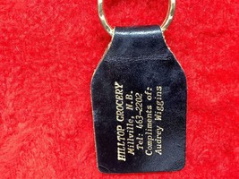 Vintage Promo Keyring Hilltop Grocery Keychain Millville N.B. Ancien Porte-Clés - £6.22 GBP