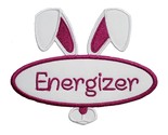 Easter Bunny Ears Energizer Embroidered Iron On Patch 3.75&quot; x 3.0&quot; Easte... - $8.84